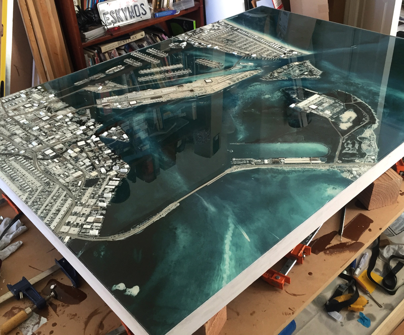 Illustration for article titled These Satellite Maps of Cities Are Made From Thousands of Lego Bricks